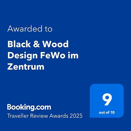 Black&Wood Design FeWo im Zentrum Cottbus Exterior foto